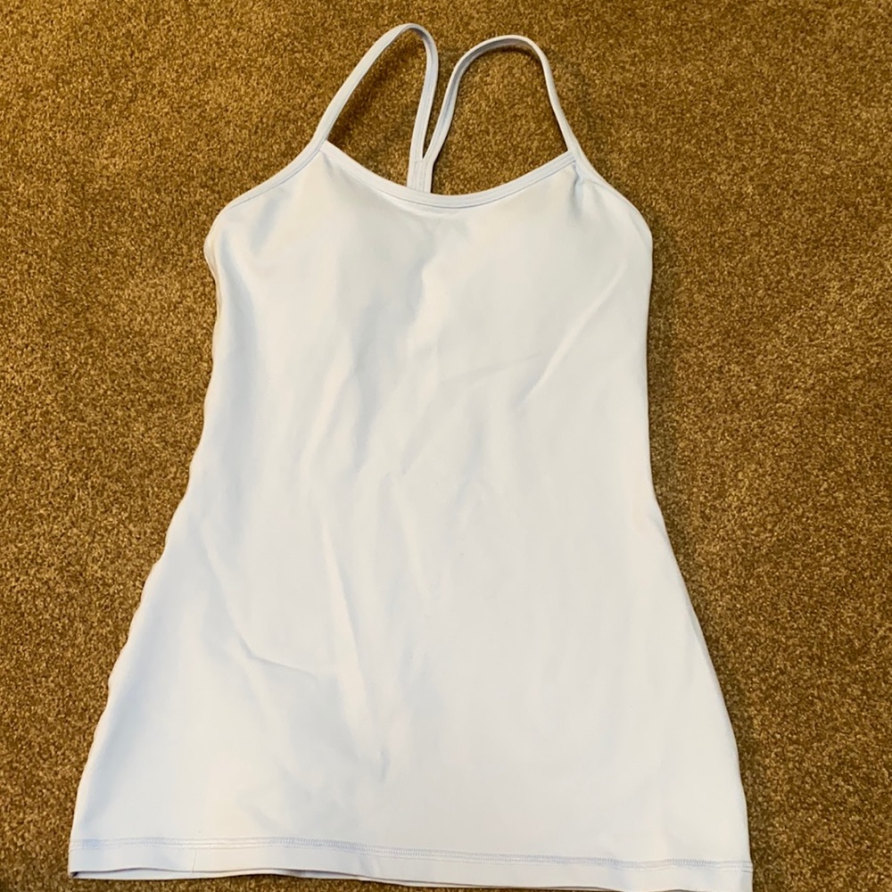 Blue lululemon tank